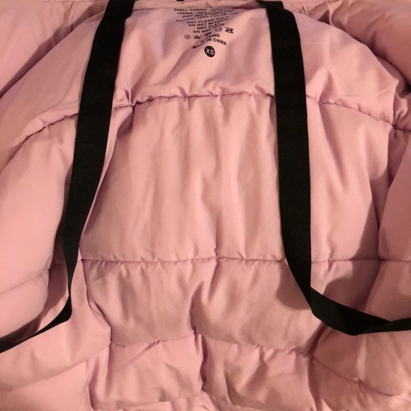 Aqua Women’s Winter Quilted Puffer Coat in matte light pink sz XS - Picture 10 of 15